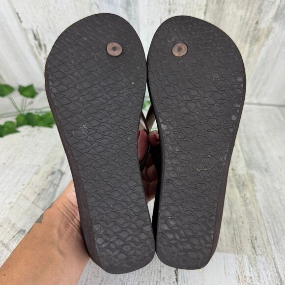 Reef Women's Mid Mist brown Sandal size 6 - Picture 6 of 8